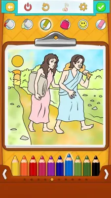 Bible Coloring Pages android App screenshot 1